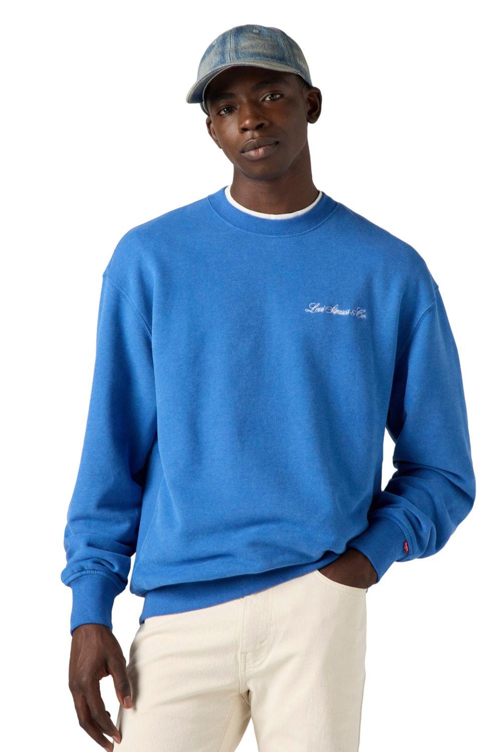 Polerón Hombre Premium Graphic Crew Azul Levis 000MS-0011-2