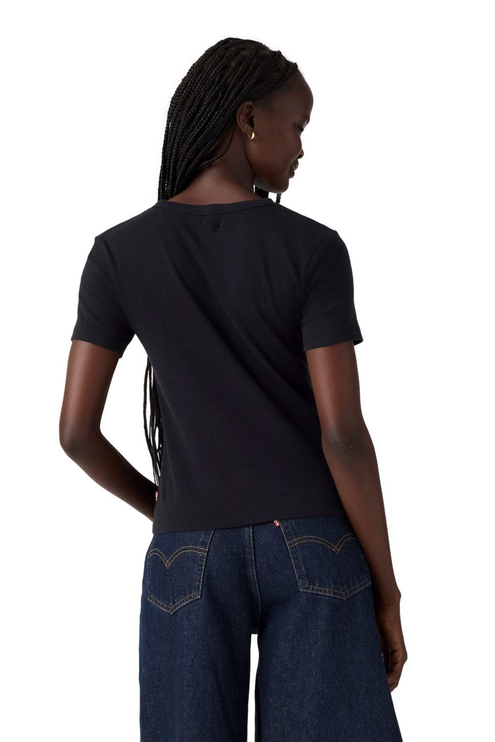 Polera Mujer Graphic Rickie Tee Negro Levis 17944-0107-1