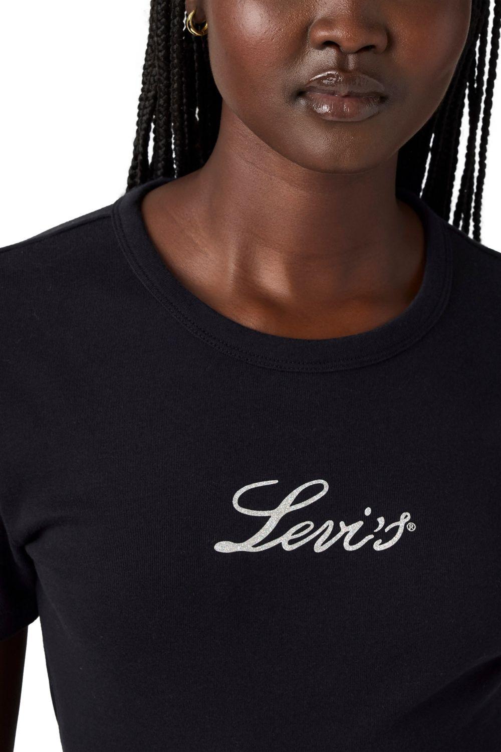 Polera Mujer Graphic Rickie Tee Negro Levis 17944-0107-3