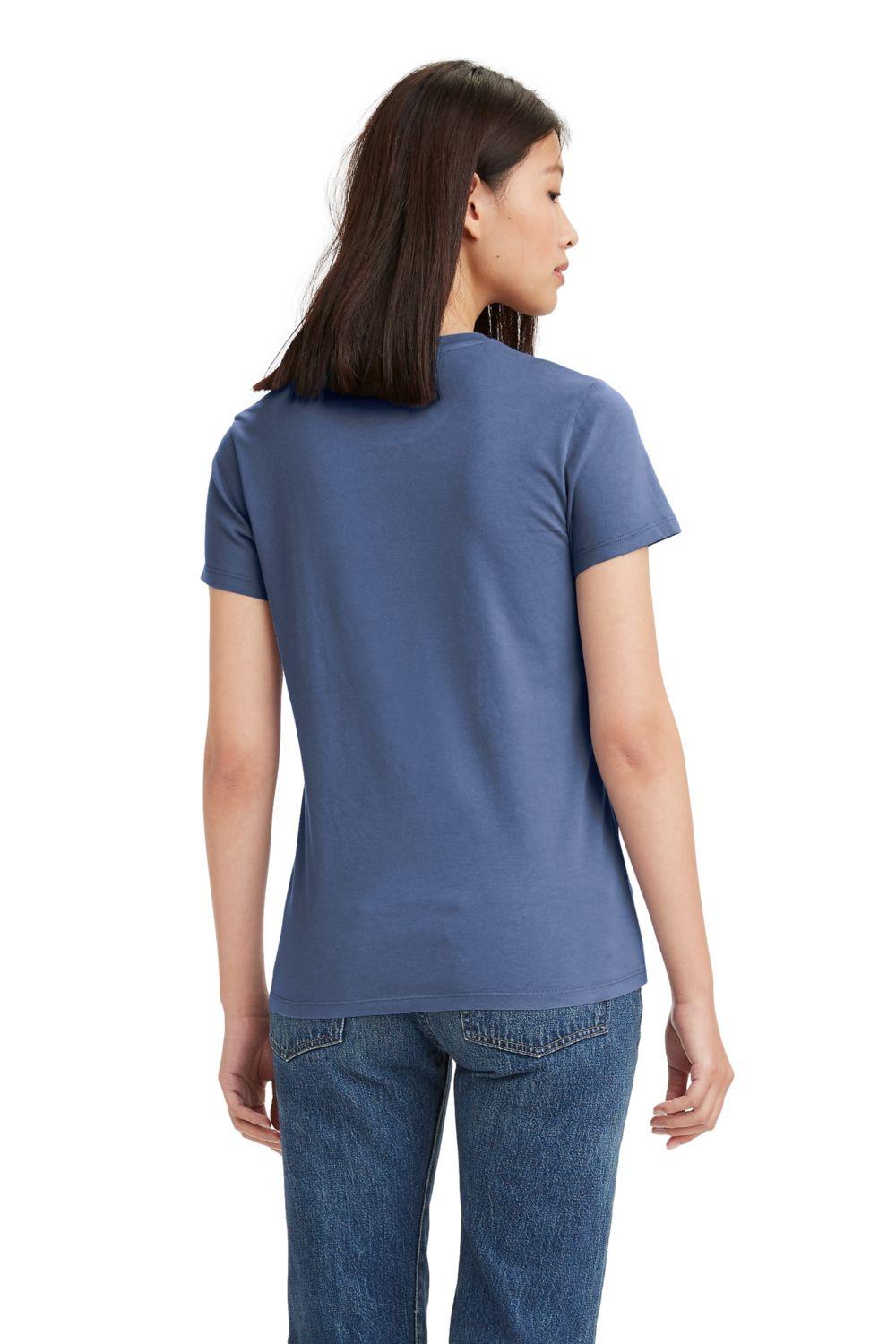 Polera Mujer Regular Fit Lisa Azul Levis 17369-2491-1