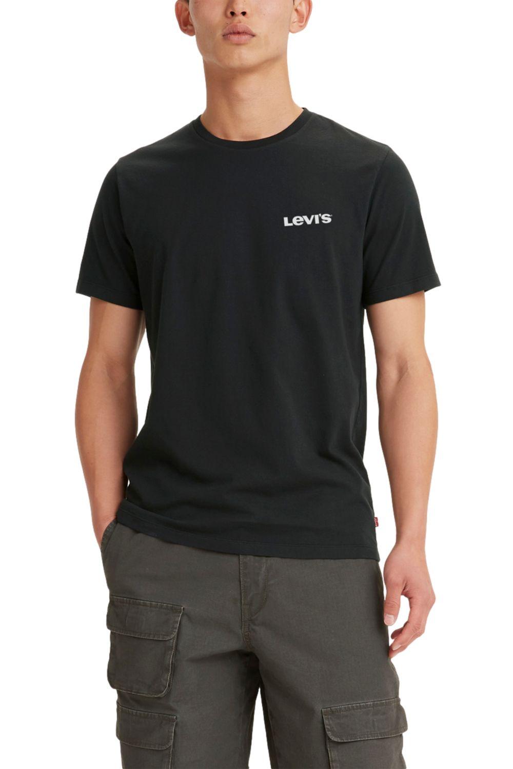 Polera Hombre Cuello Redondo Negro Levis 22491-1181-0