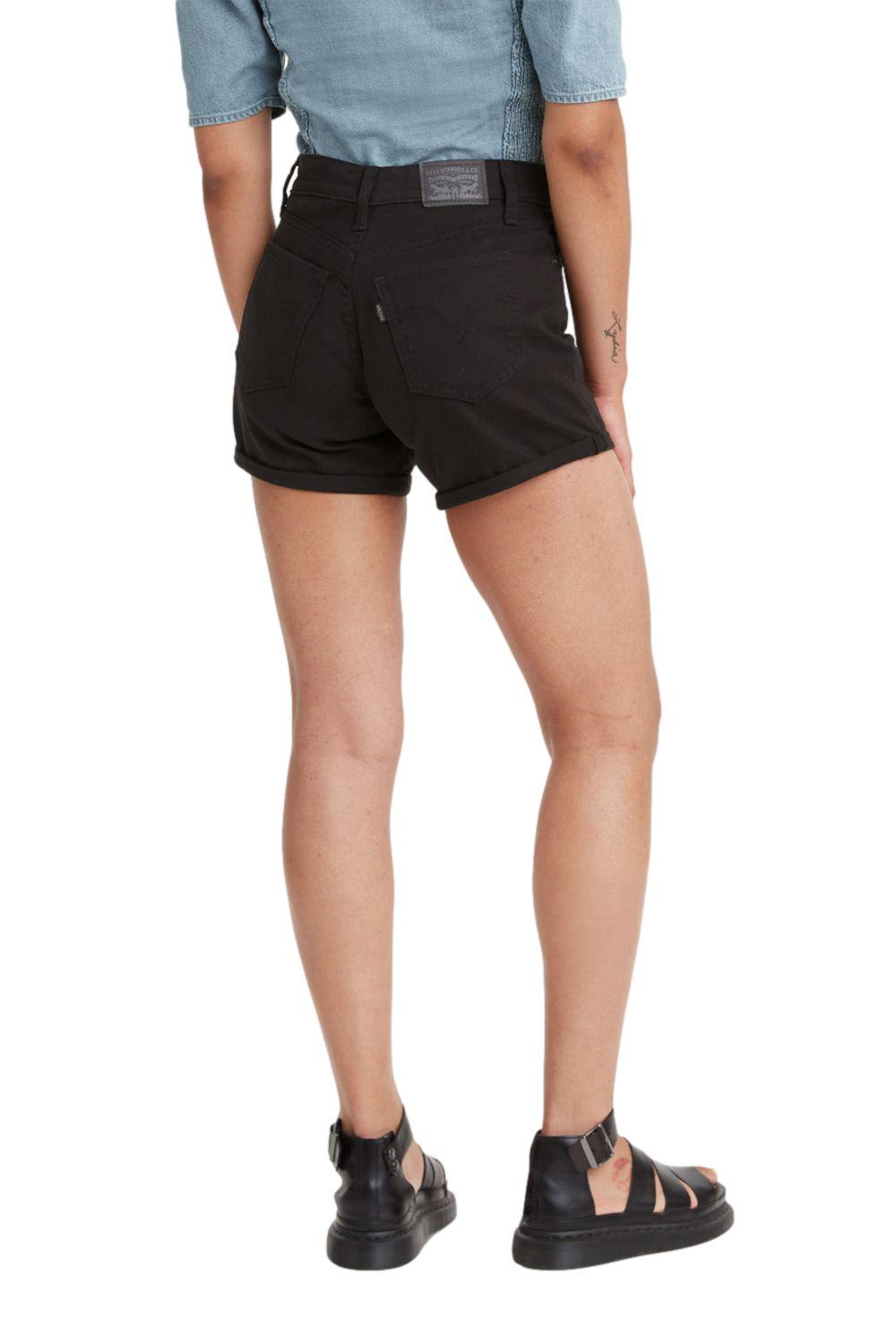 Shorts Mujer Mid Length Negro Levis 29965-0073-2