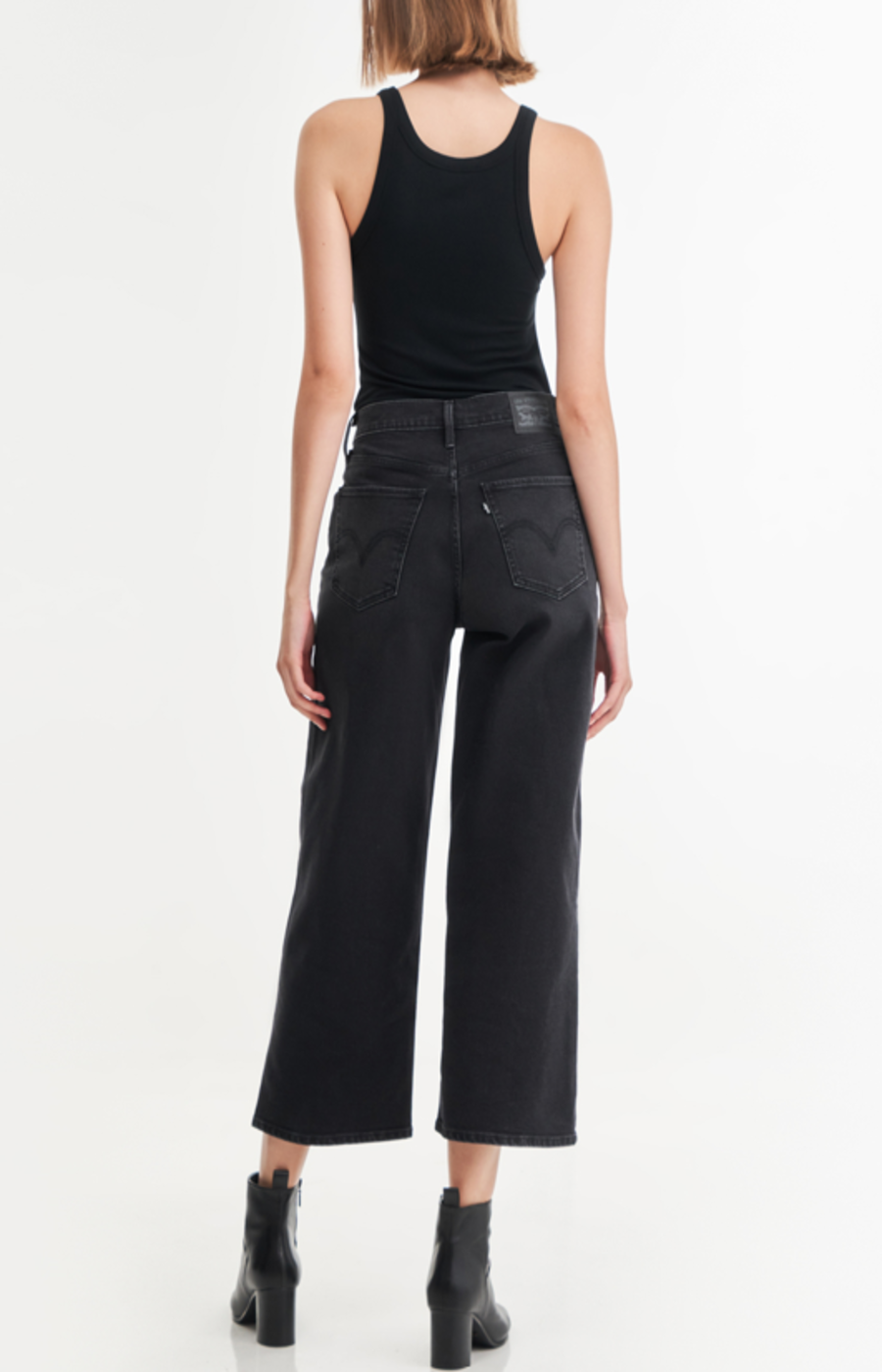 Jeans Mujer High Rise Wide Leg Negro Levis 72970-0016-3