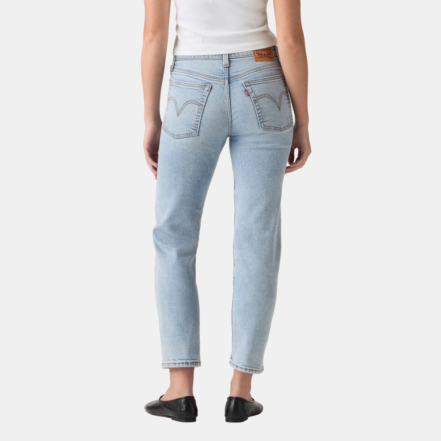 Jeans Mujer Wedgie Straight Zip Azul Levis 0084B-0001-3