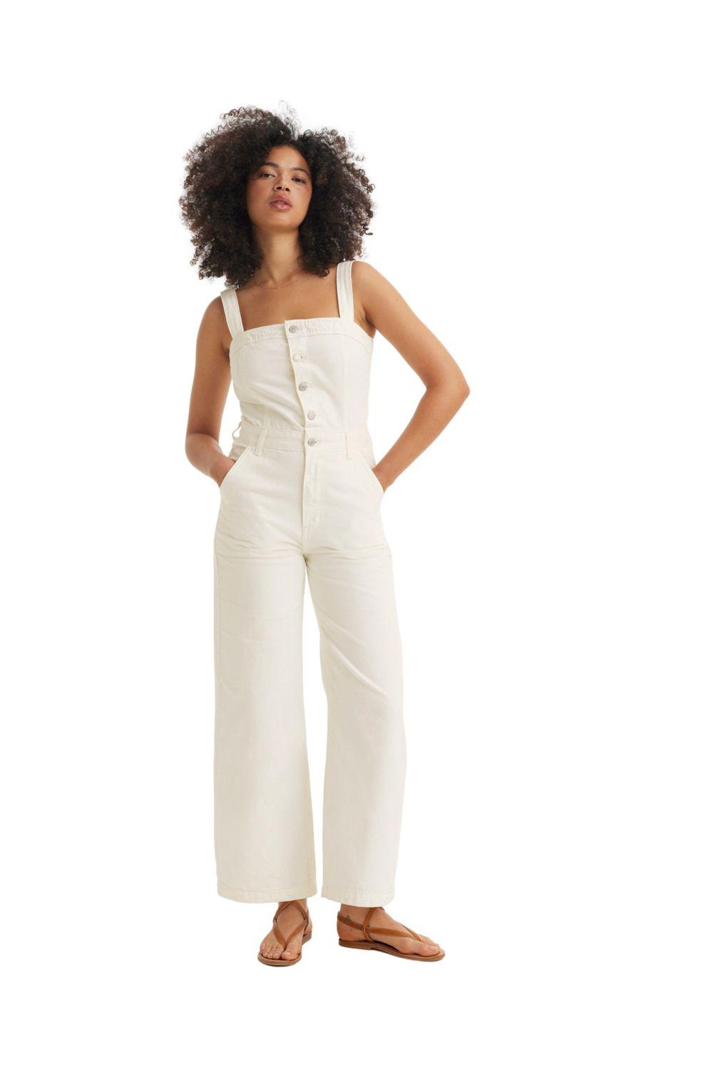 Enterito Mujer Jumpsuit Blanco Levis A8648-0002-2