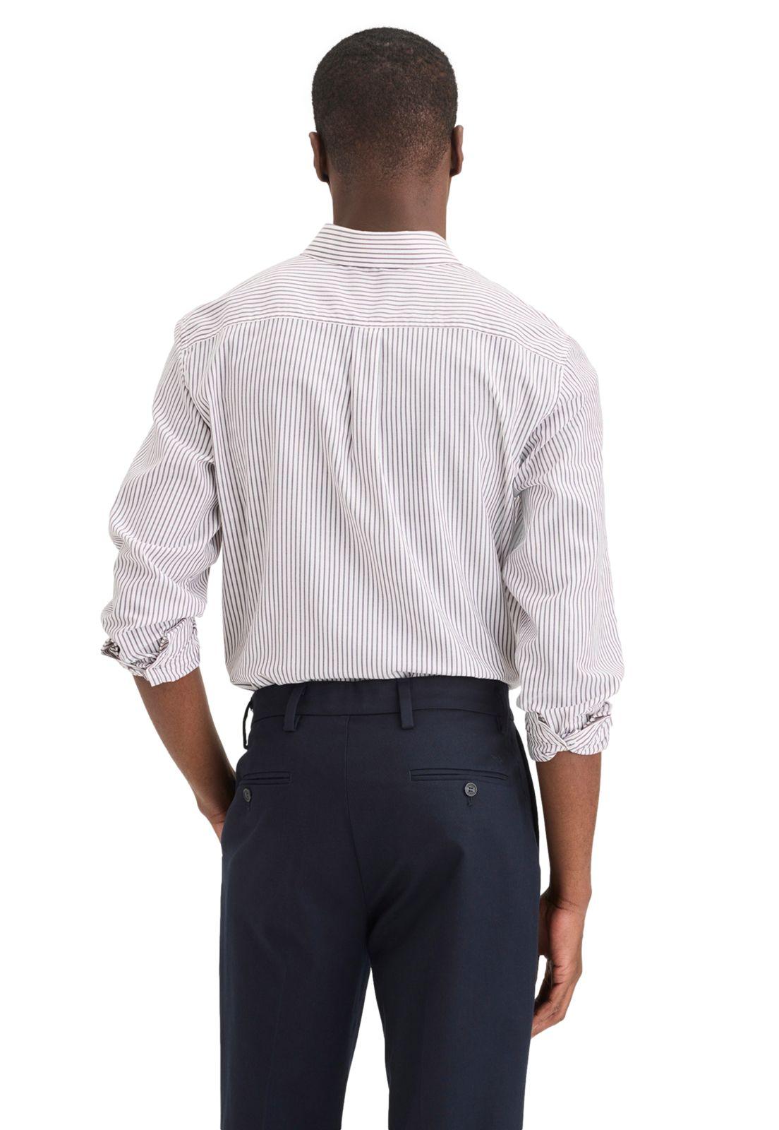 Camisa Hombre Stain Defender Classic Fit Azul Rayas-2