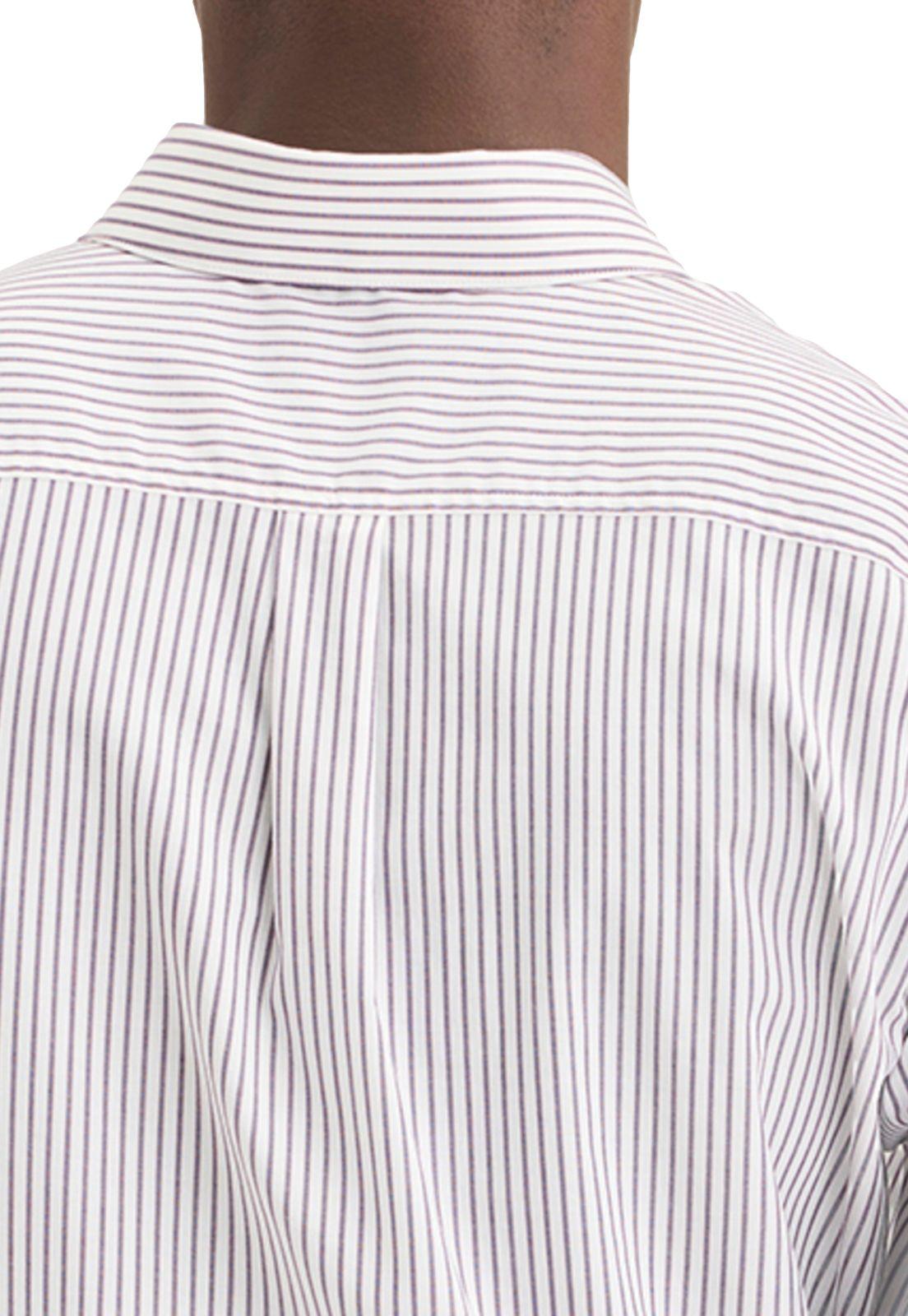 Camisa Hombre Stain Defender Classic Fit Azul Rayas-3