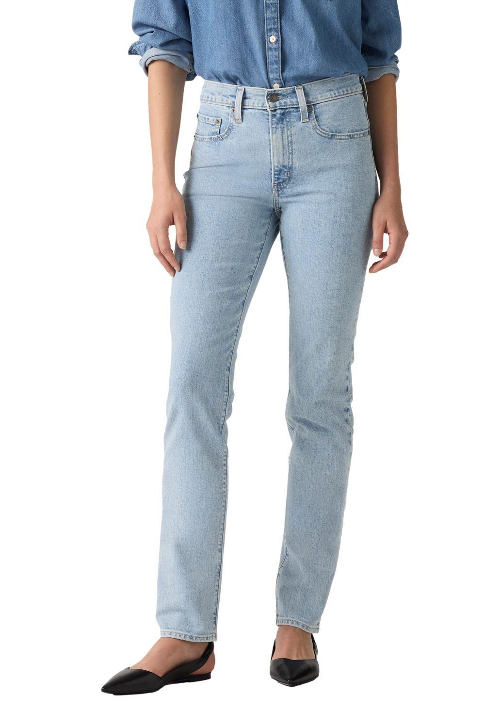 Jeans Mujer 724 High Rise Straight Celeste Levis 18883-0395-0