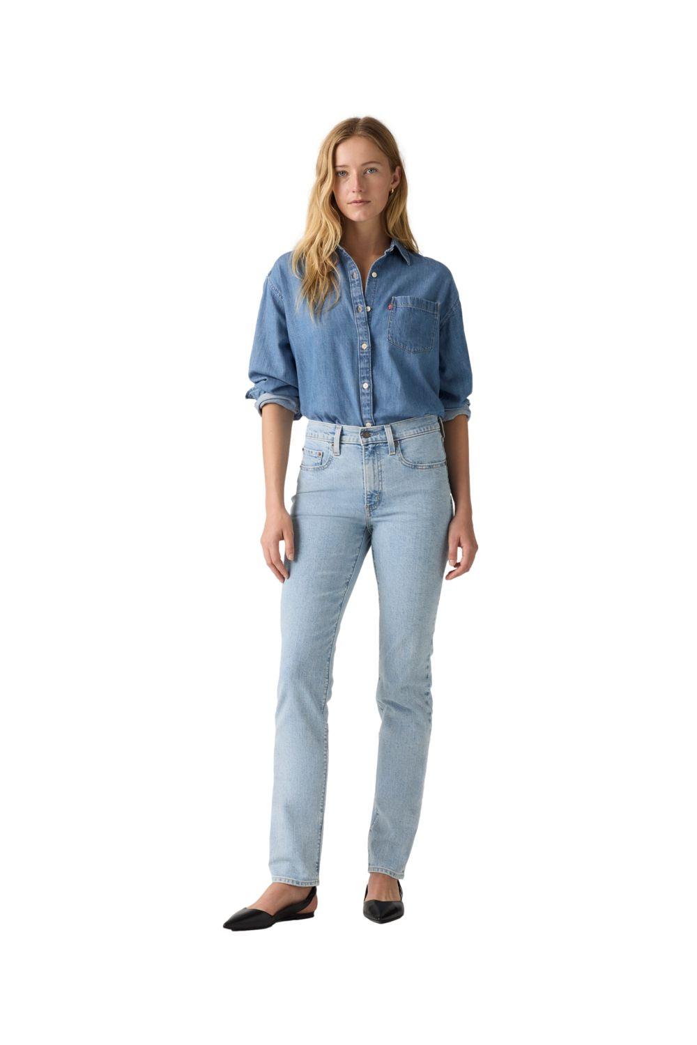 Jeans Mujer 724 High Rise Straight Celeste Levis 18883-0395-3