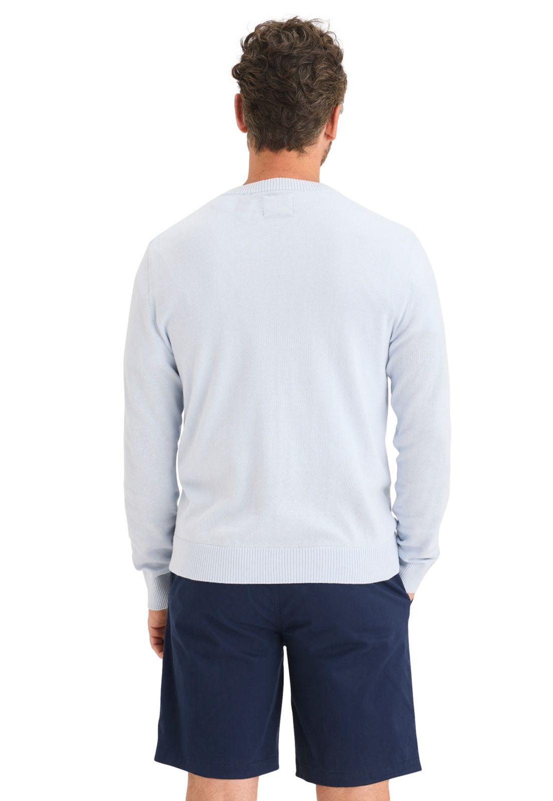 Sweater Hombre V-Neck Regular Fit Celeste 000XZ-0002-2
