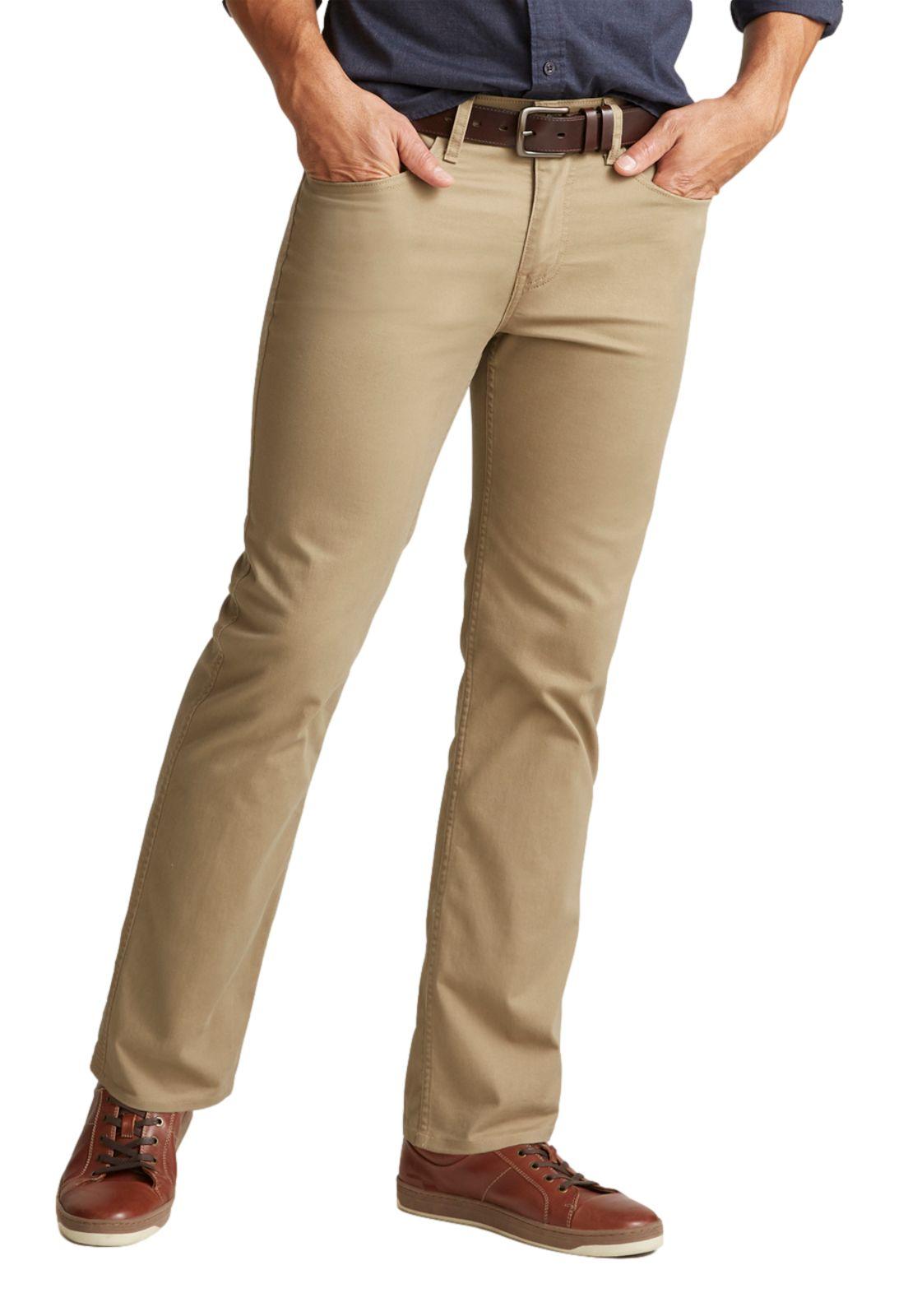 Pantalón Casual Jean Cut Straight Fit Khaki 56790-0001-0