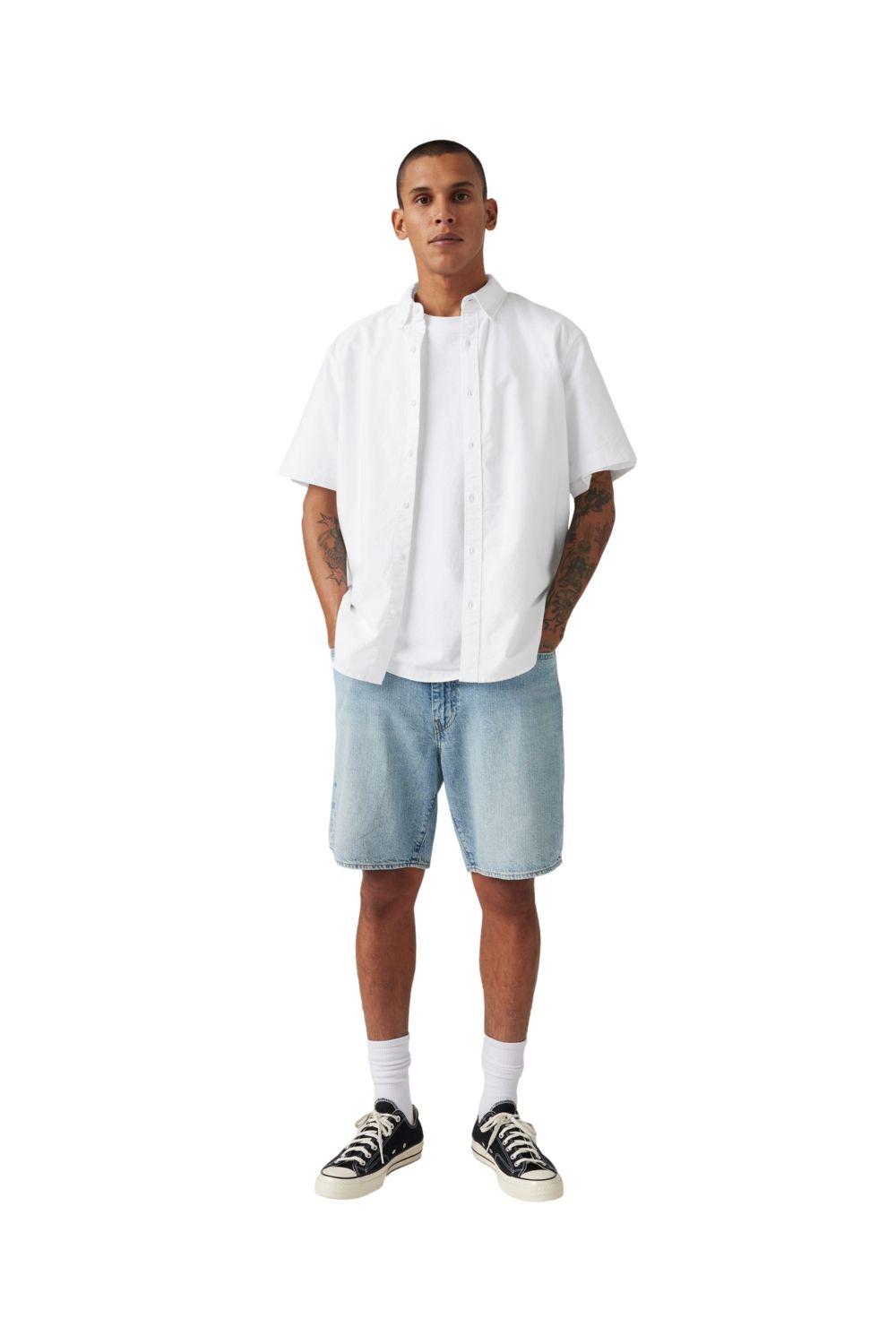 Shorts Hombre 468 Loose Celeste Levis A8461-0012-3