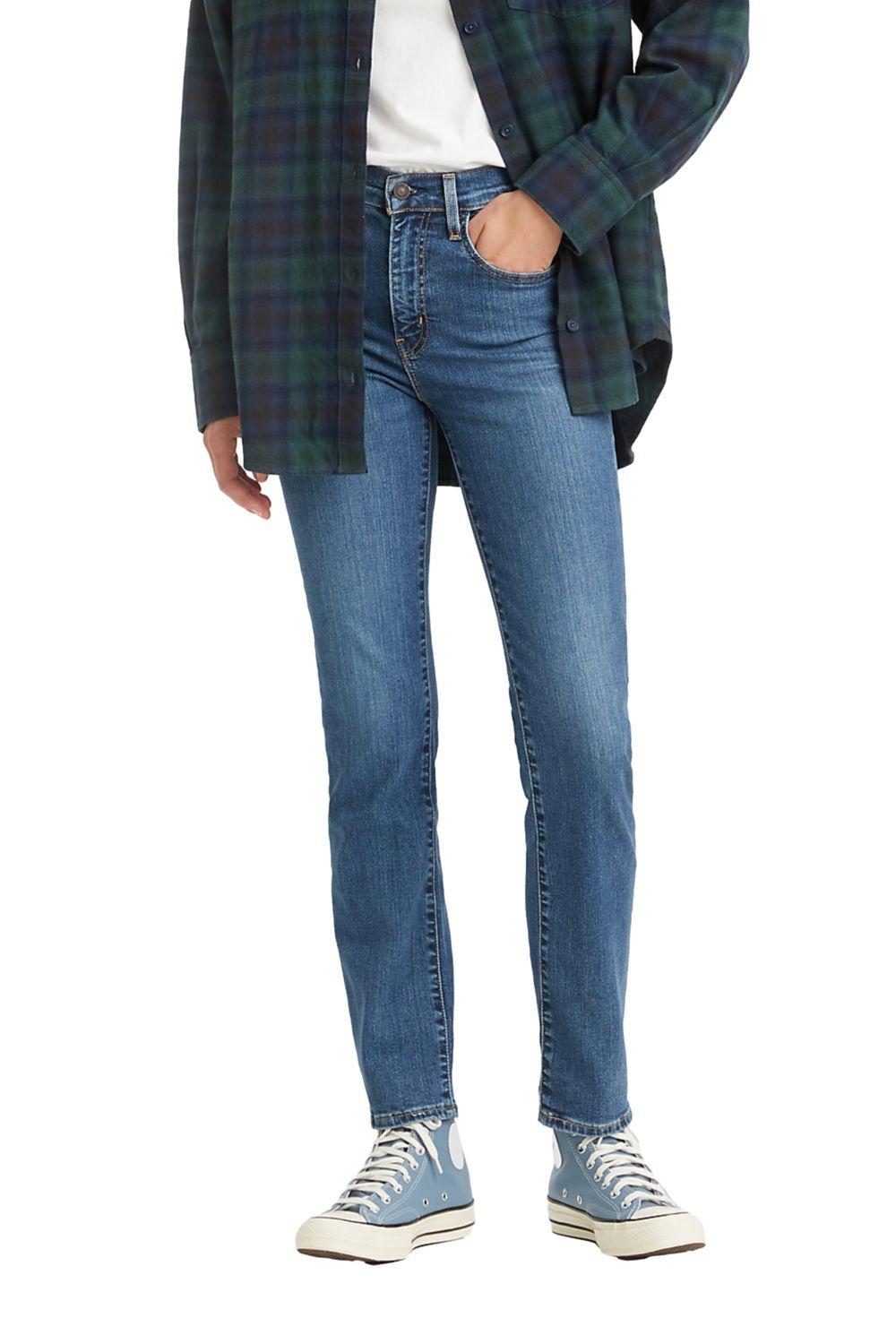 Jeans Mujer 724 High Rise Straight Azul Levis 18883-0204-0