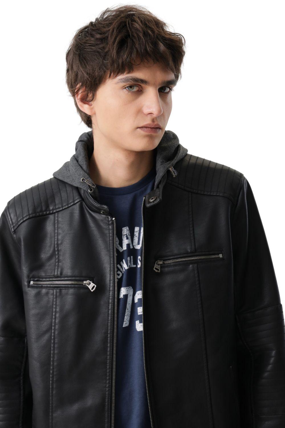Chaqueta Hombre Cut Racer W/ Hood Negro Levis 59491-0563-4