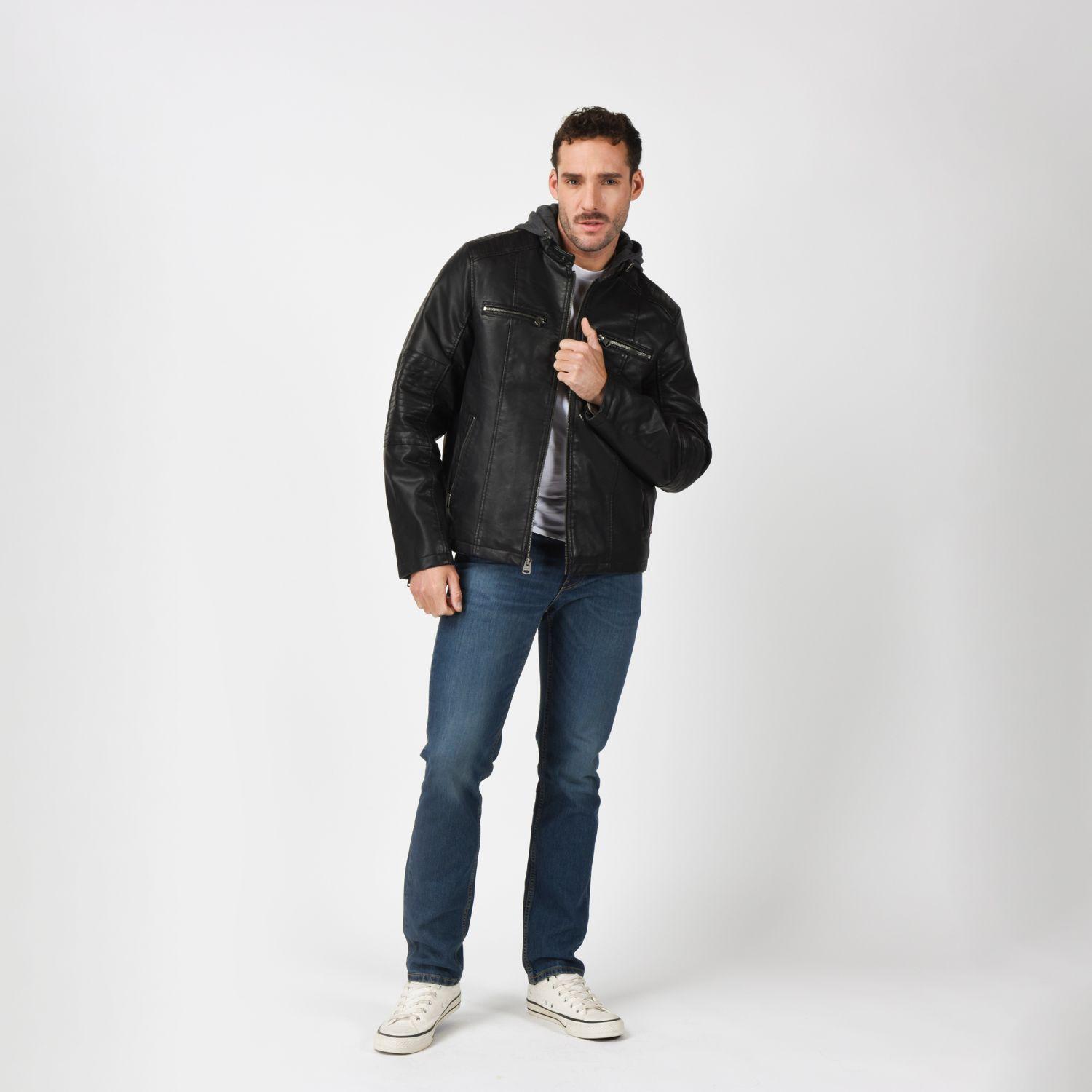 Chaqueta Hombre Cut Racer W/ Hood Negro Levis 59491-0563-3
