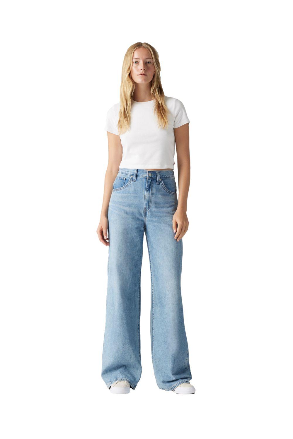 Jeans Mujer Cinch Baggy Celeste Levis 001UP-0000-3