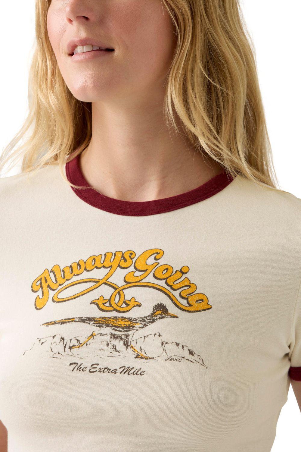 Polera Mujer Graphic Ringer Rickie Blanco Levis A3519-0027-3