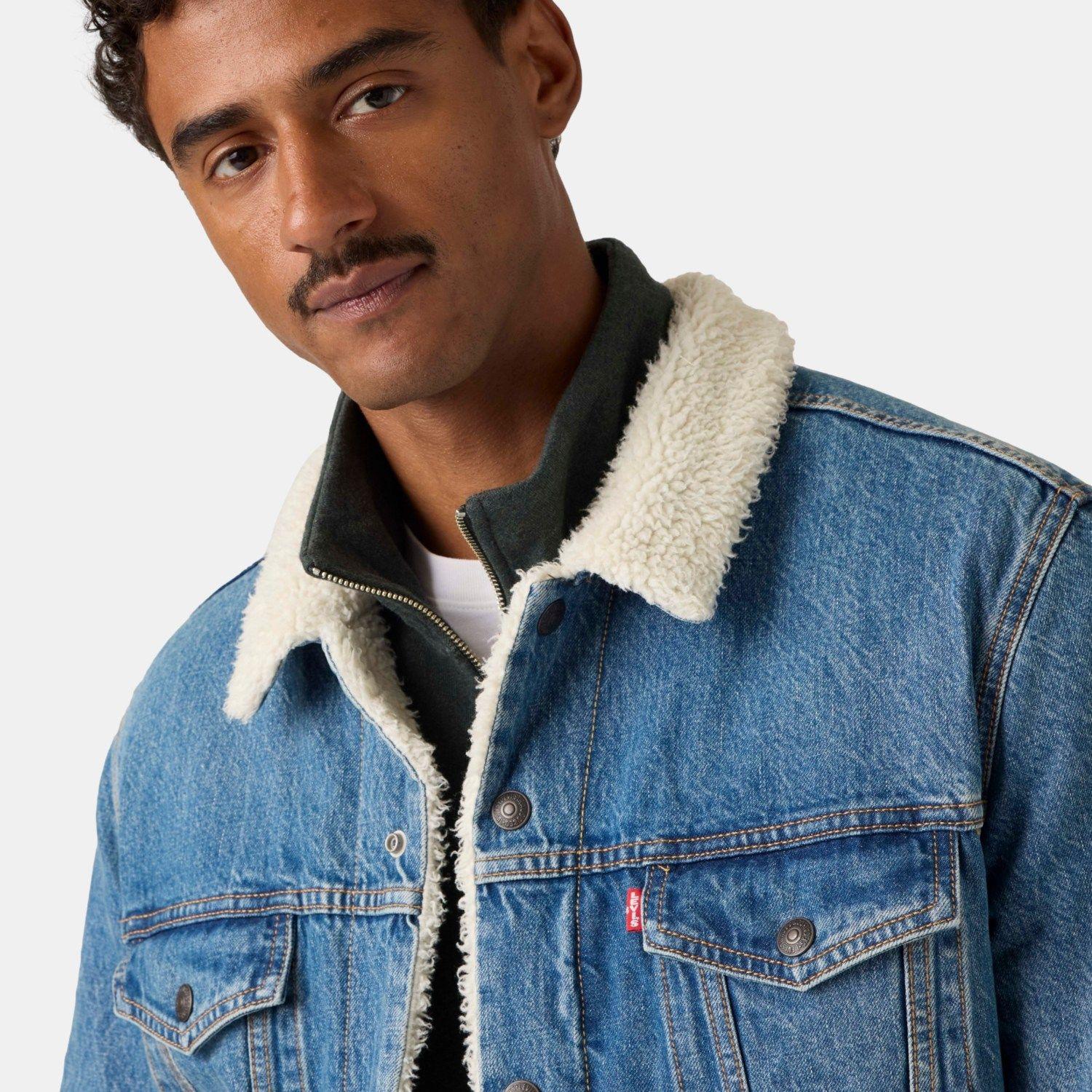 Chaqueta Hombre Type 3 Sherpa Trucker Azul Levis 16365-0346-3