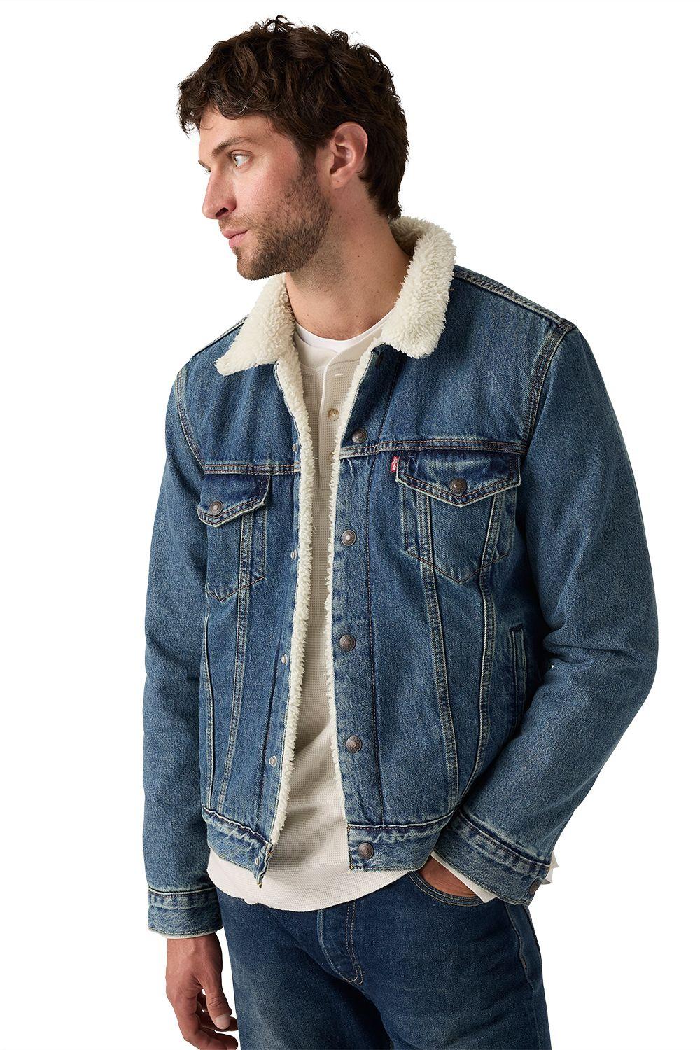 Chaqueta Hombre Type 3 Sherpa Trucker Azul Levis 16365-0292-2