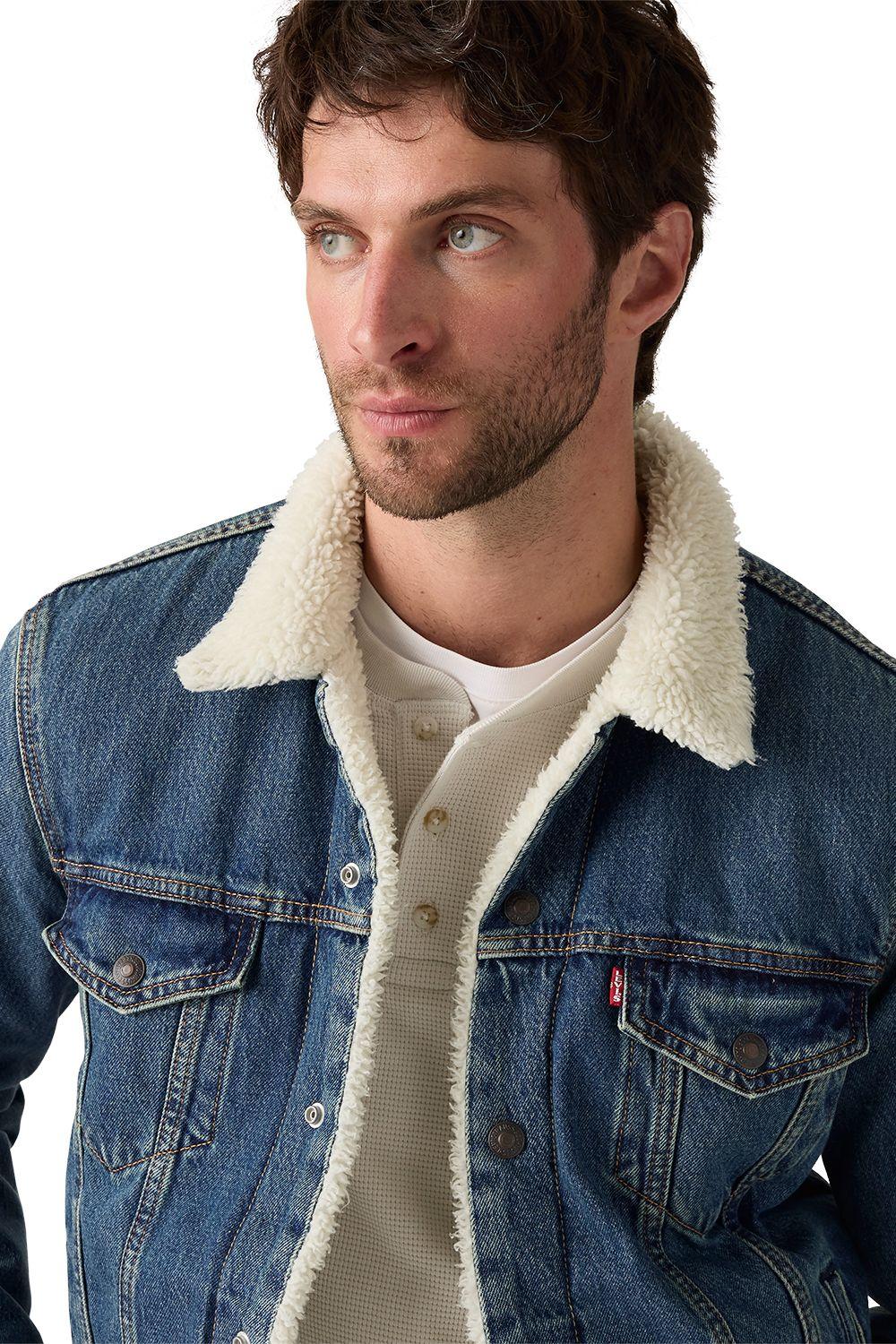 Chaqueta Hombre Type 3 Sherpa Trucker Azul Levis 16365-0292-3