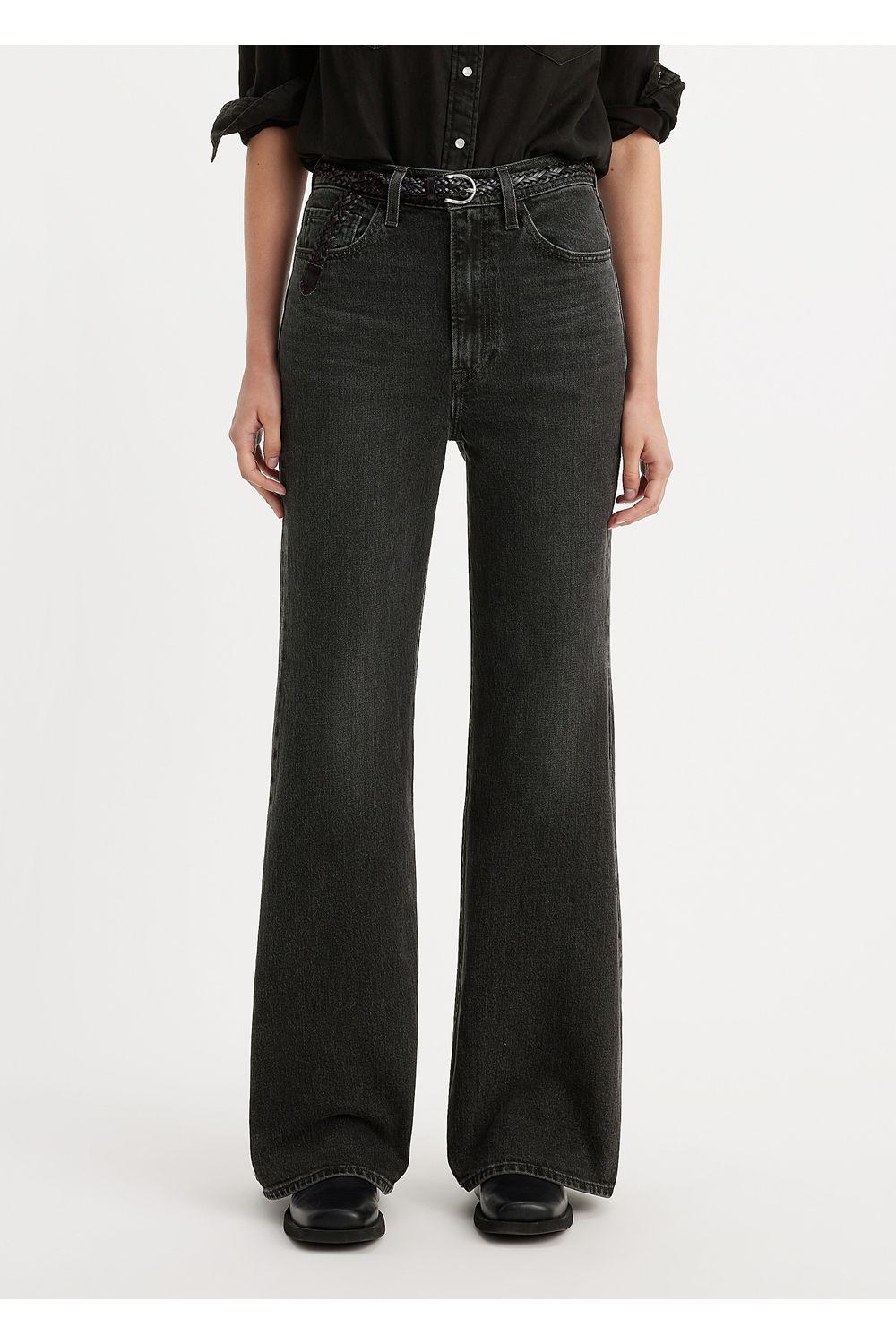 Jeans Mujer Ribcage Bells Negro Levis A7503-0007-0