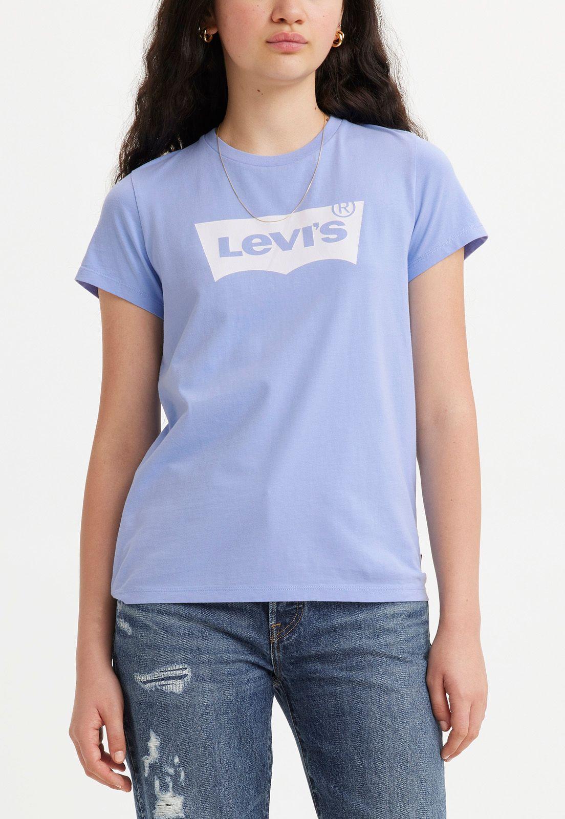 Polera Mujer  Perfect con logo Batwing Azul Levis 17369-2078-0