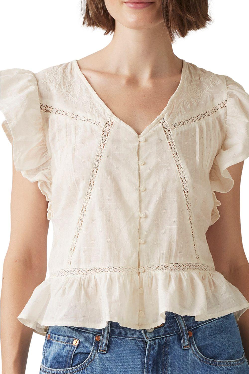 Blusa Mujer Aniston Blouse Beige Levis 001SH-0000-2