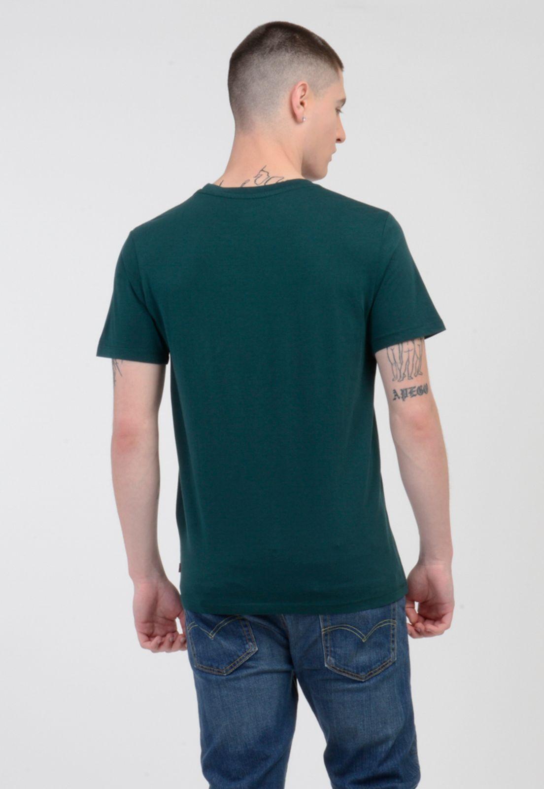 Polera Hombre Gráfica Verde Levis 22491-0702-1