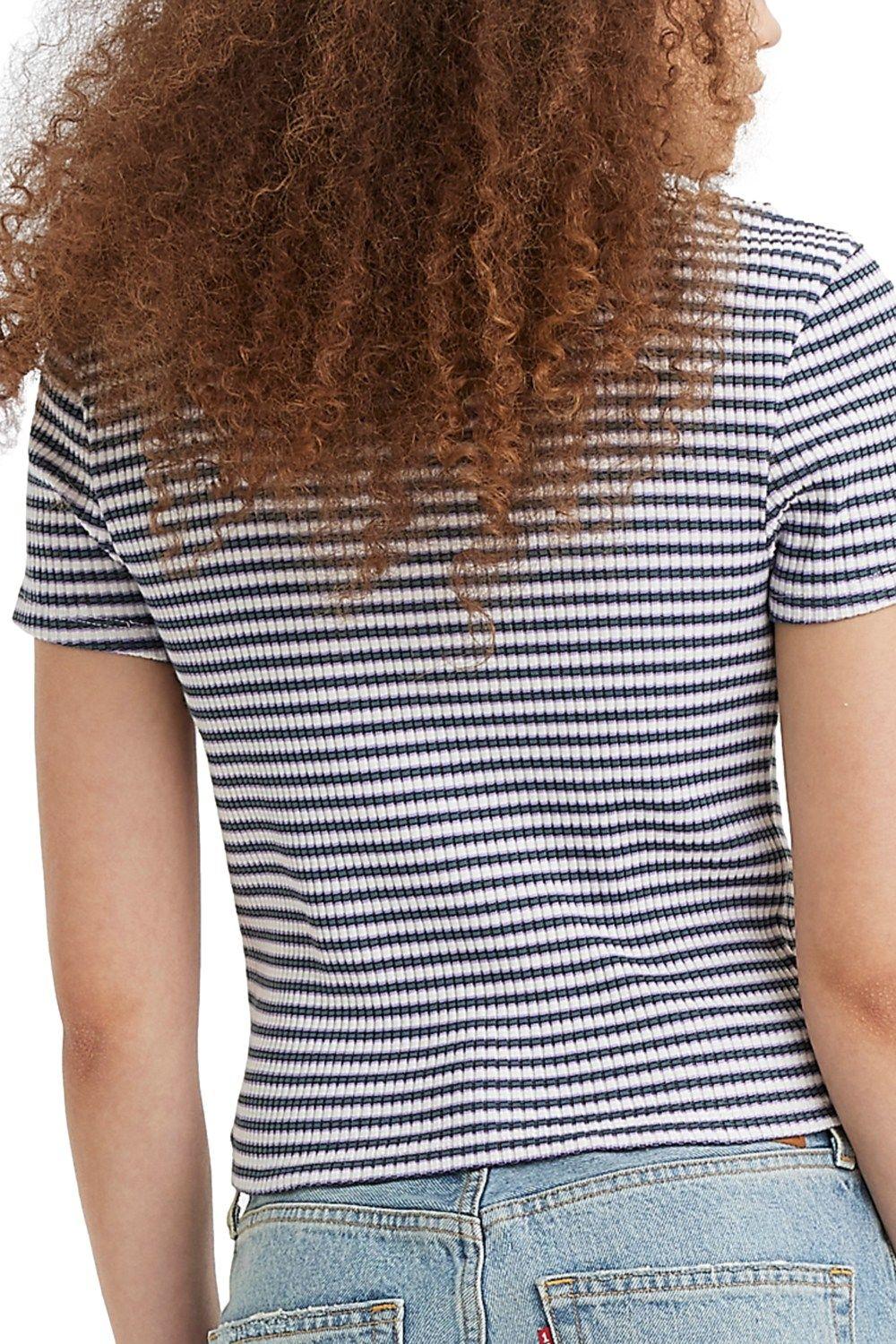 Polera Mujer Snap Front Top Azul Levis A4784-0006-3