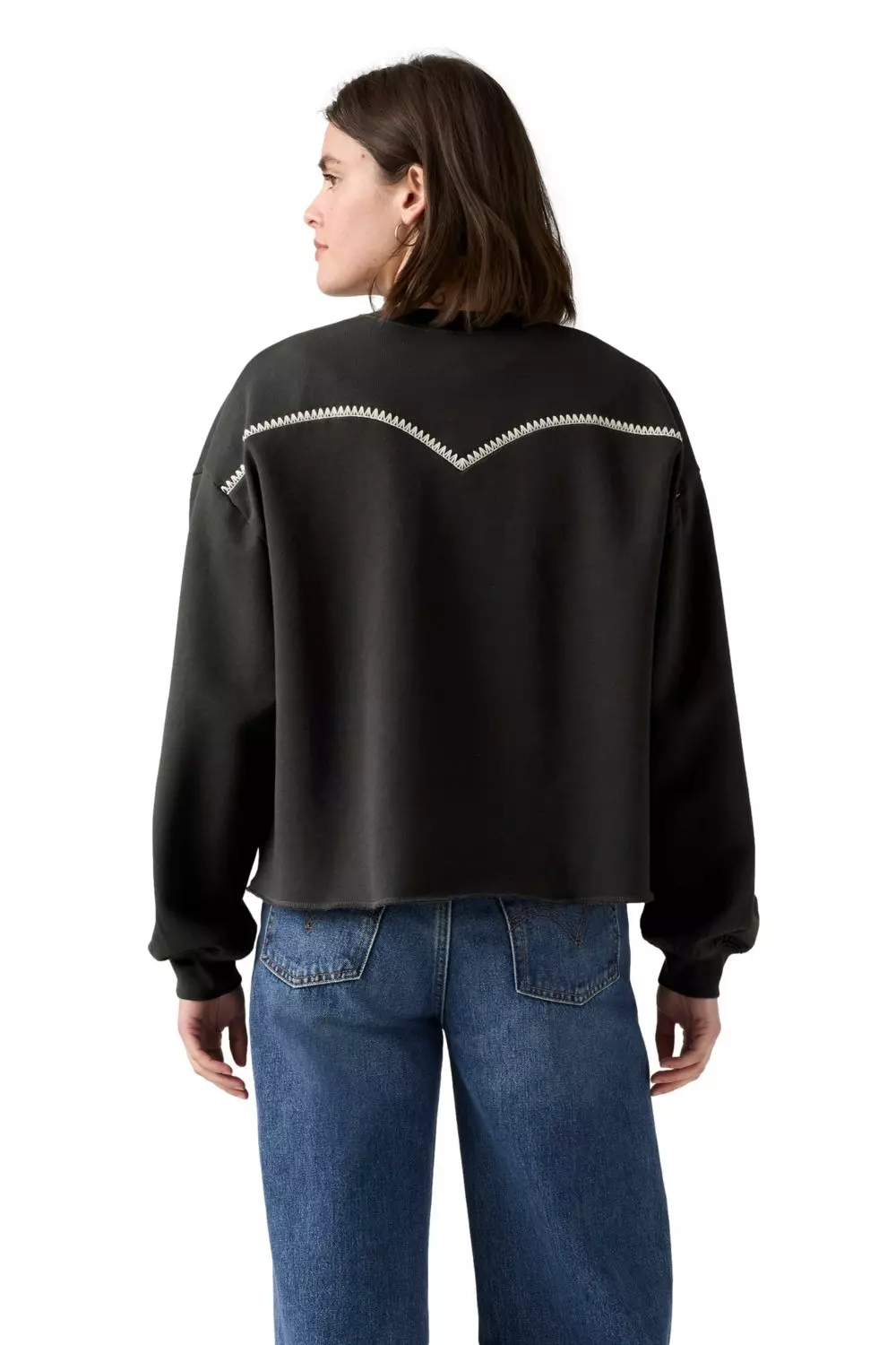 Polerón Mujer Leo Novelty Crew Negro Levis 003OG-0004-1