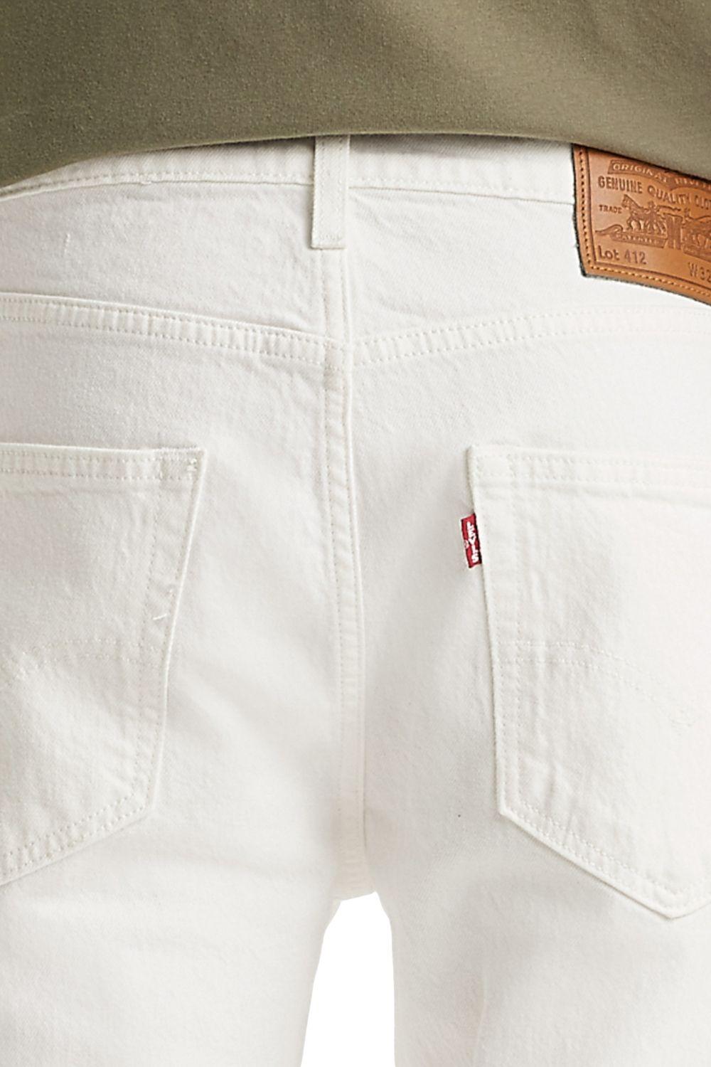 Shorts Hombre 412 Slim Blanco Levis 39387-0108-3