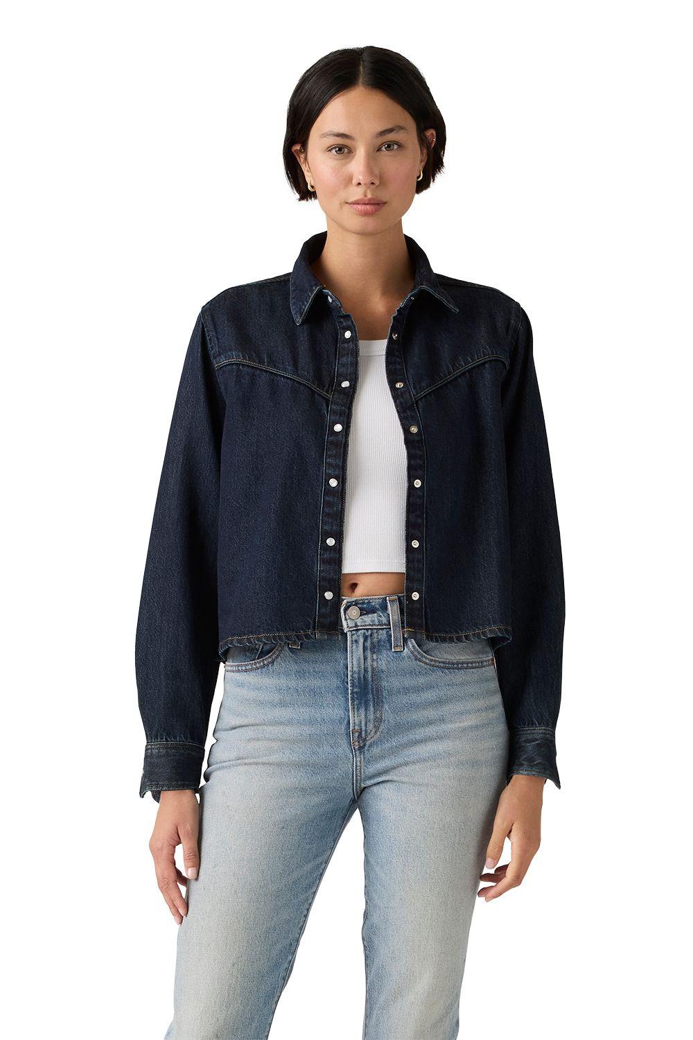 Blusa Mujer Logan Tencel Shacket Azul Levis 005DW-0000-0