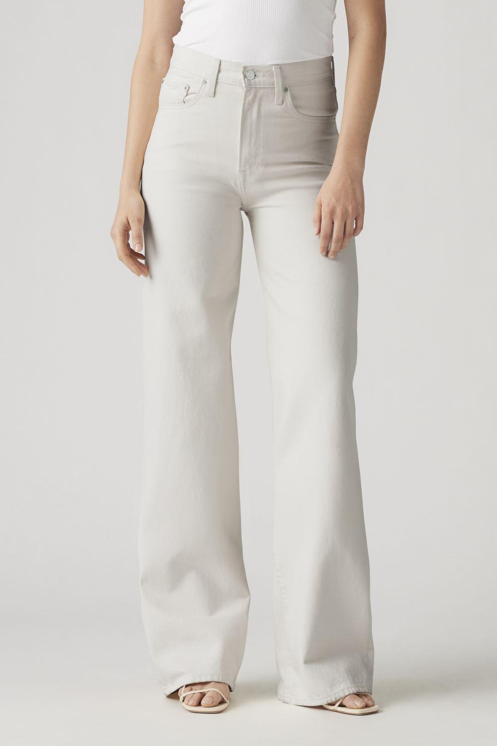 Jeans Mujer Ribcage Wide Leg Gris Levis A6081-0082-0