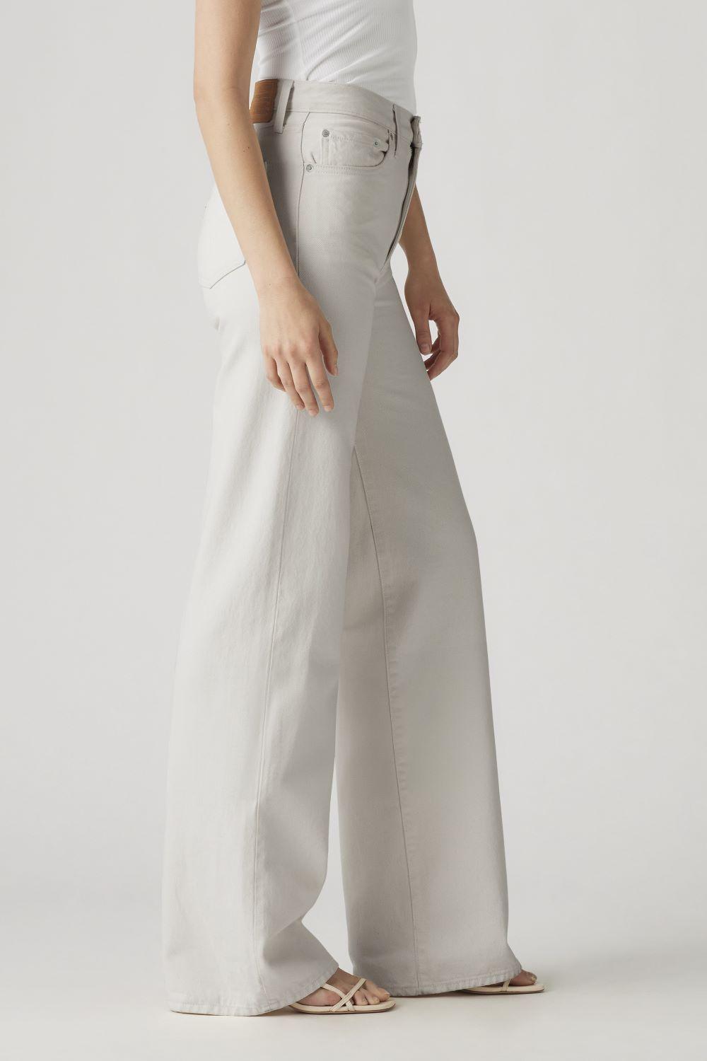 Jeans Mujer Ribcage Wide Leg Gris Levis A6081-0082-1