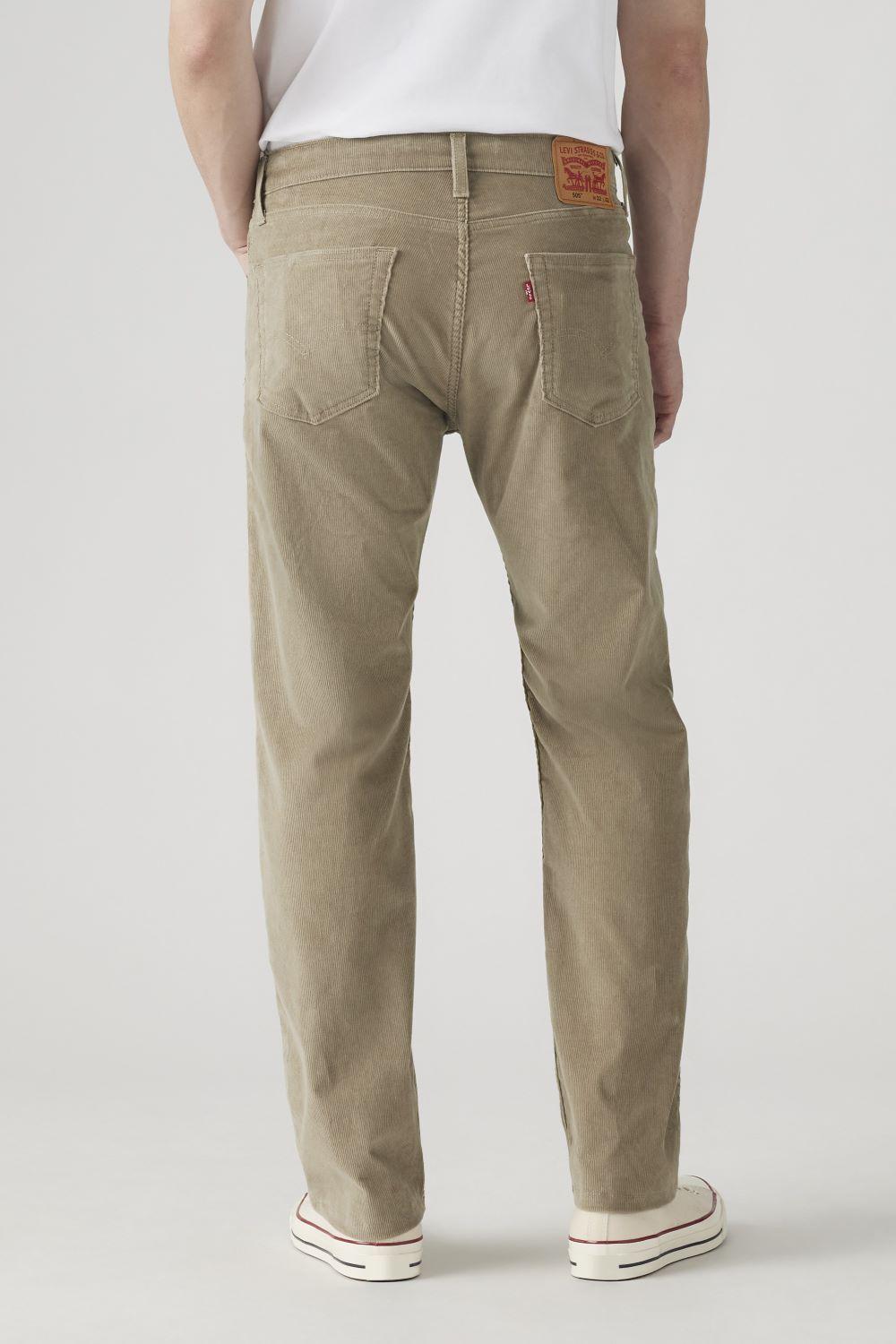 Jeans Hombre 505 Regular Cotelé Café Levis 00505-1397-2