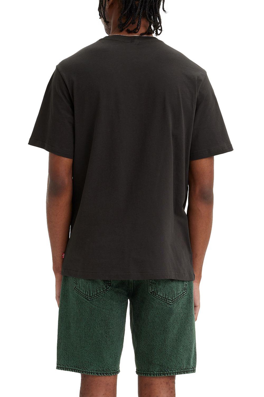 Polera Hombre Manga corta Relaxed Fit Gráfica Negro Levis 16143-1049-1