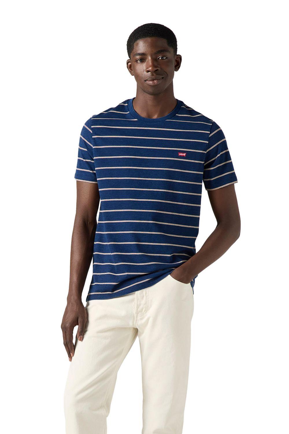 Polera Hombre Ss Original Hm Tee Azul Levis 56605-0257-0