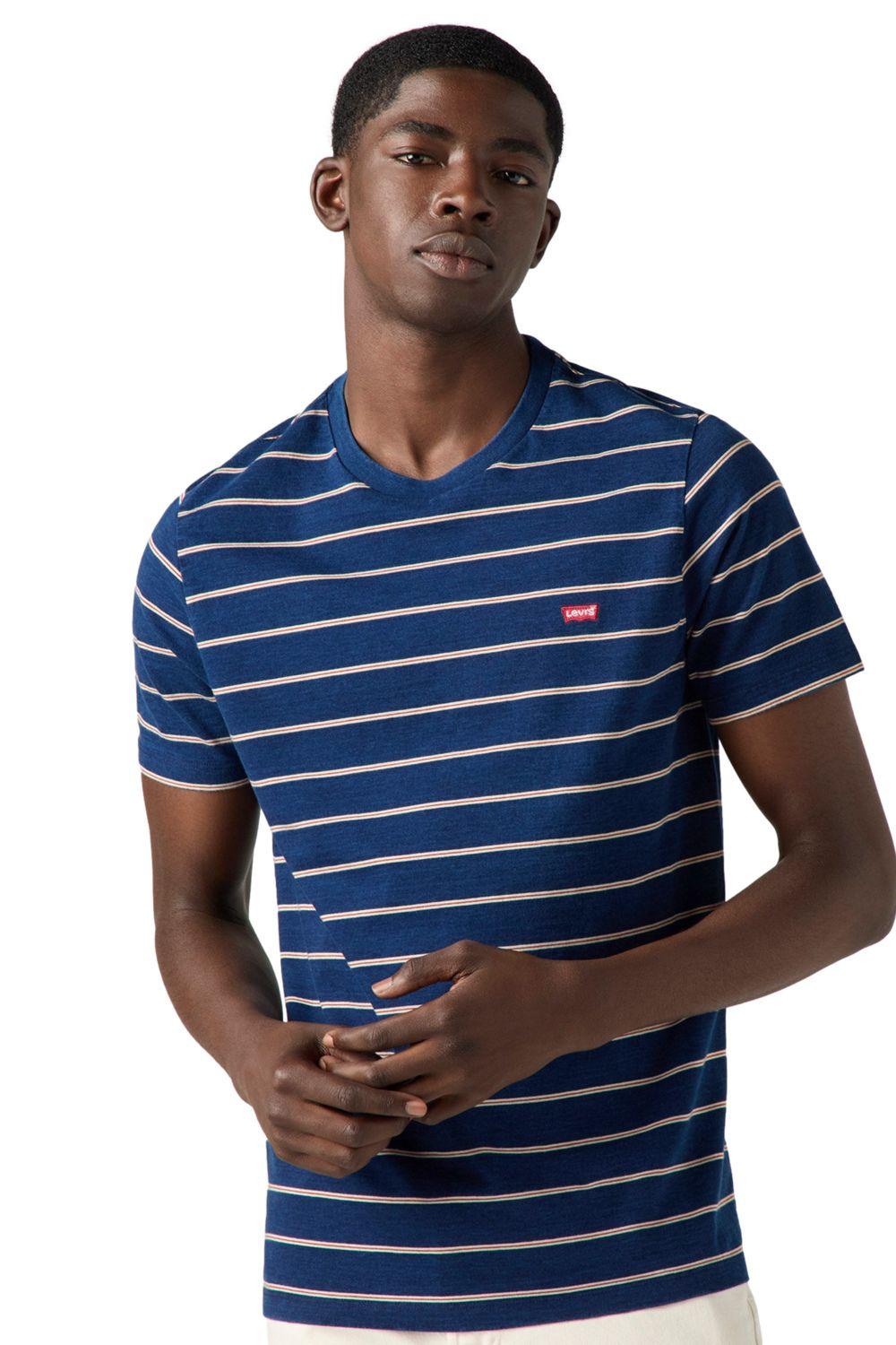 Polera Hombre Ss Original Hm Tee Azul Levis 56605-0257-2