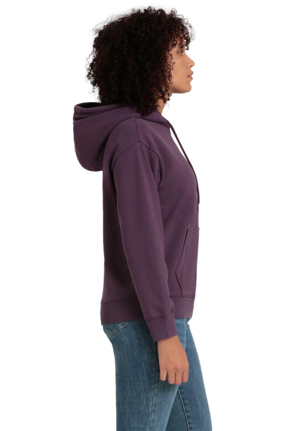 Polerón Mujer Hoodie Logo Mini Batwing Burdeo Levis 24693-0042-1