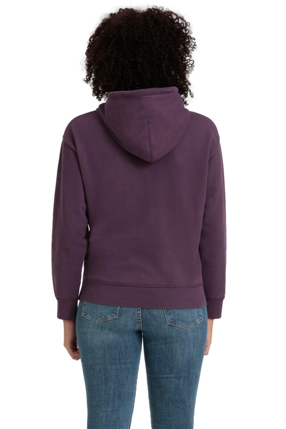 Polerón Mujer Hoodie Logo Mini Batwing Burdeo Levis 24693-0042-2