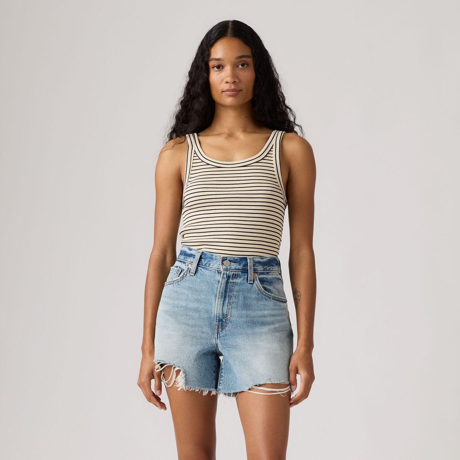 Polera Mujer Essential Ribbed Tank Beige Levis 005IN-0006-0