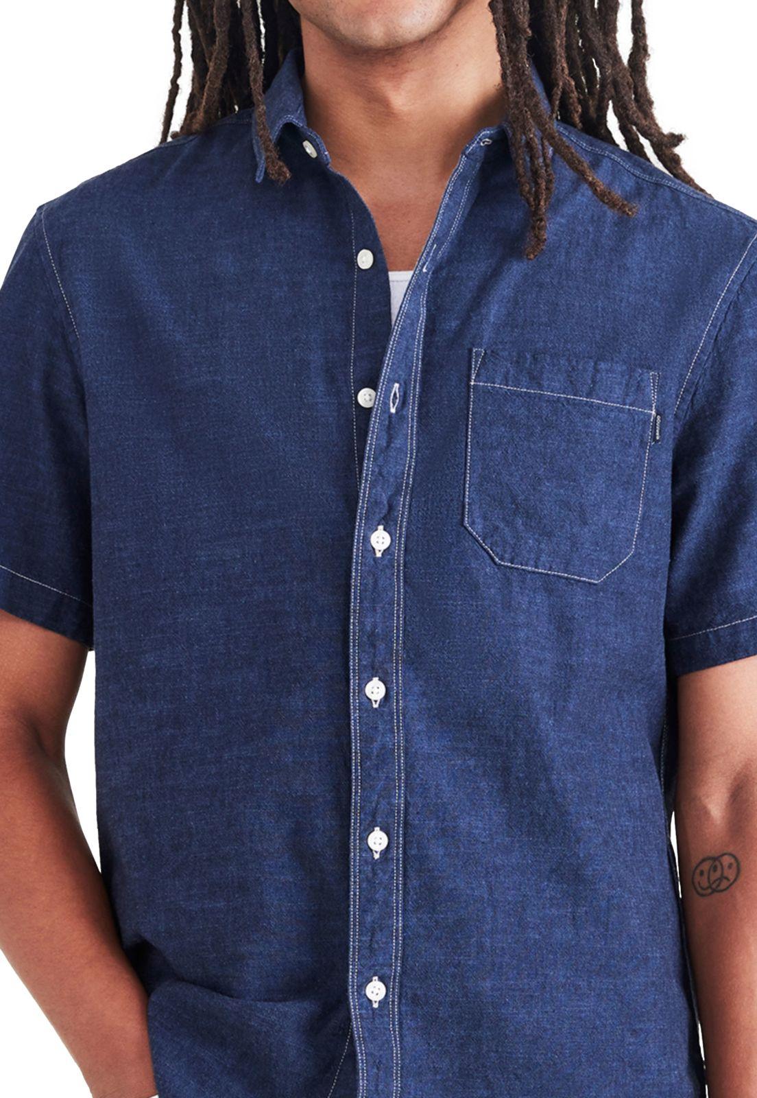 Camisa Hombre Casual Regular Fit Azul-1