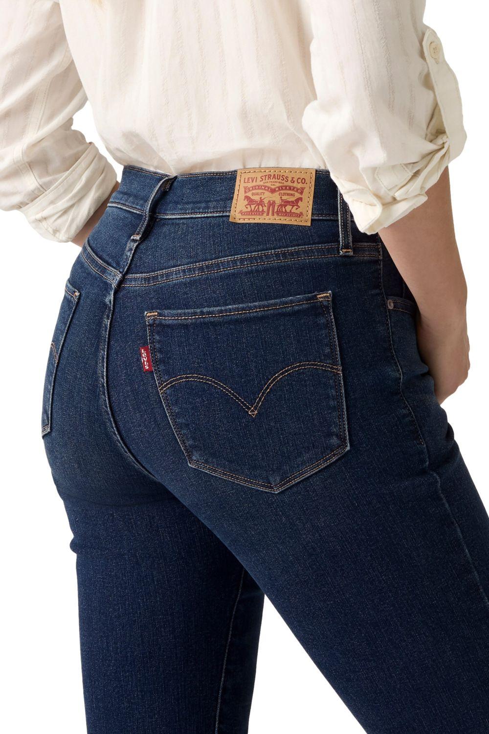 Jeans Mujer 314 Shaping Straight Azul Levis 19631-0282-4