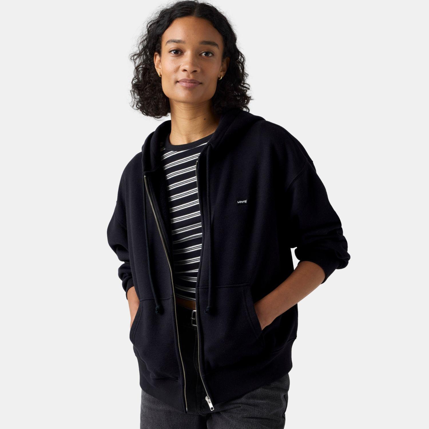 Polerón Mujer Everyday Full Zip Negro Levis 0082L-0000-2