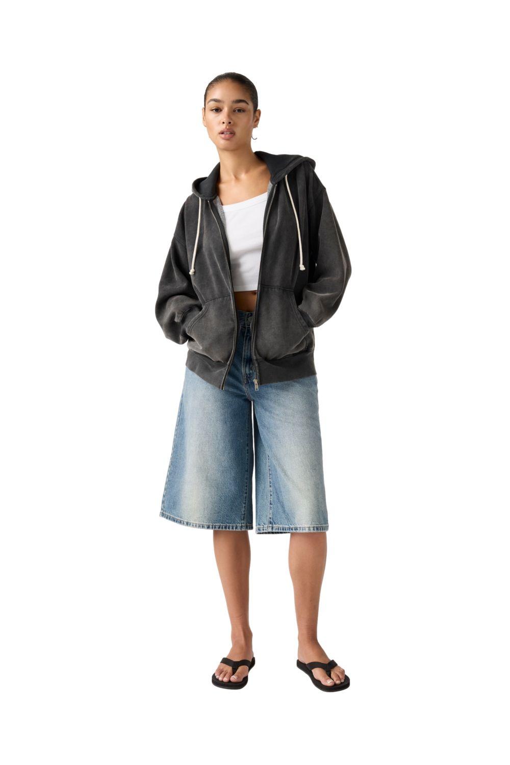 Polerón Mujer Vintage Oversized Hoodie Negro Levis 005IH-0005-3