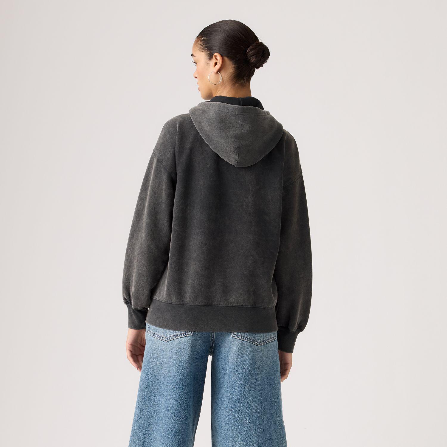 Polerón Mujer Vintage Oversized Hoodie Negro Levis 005IH-0005-1