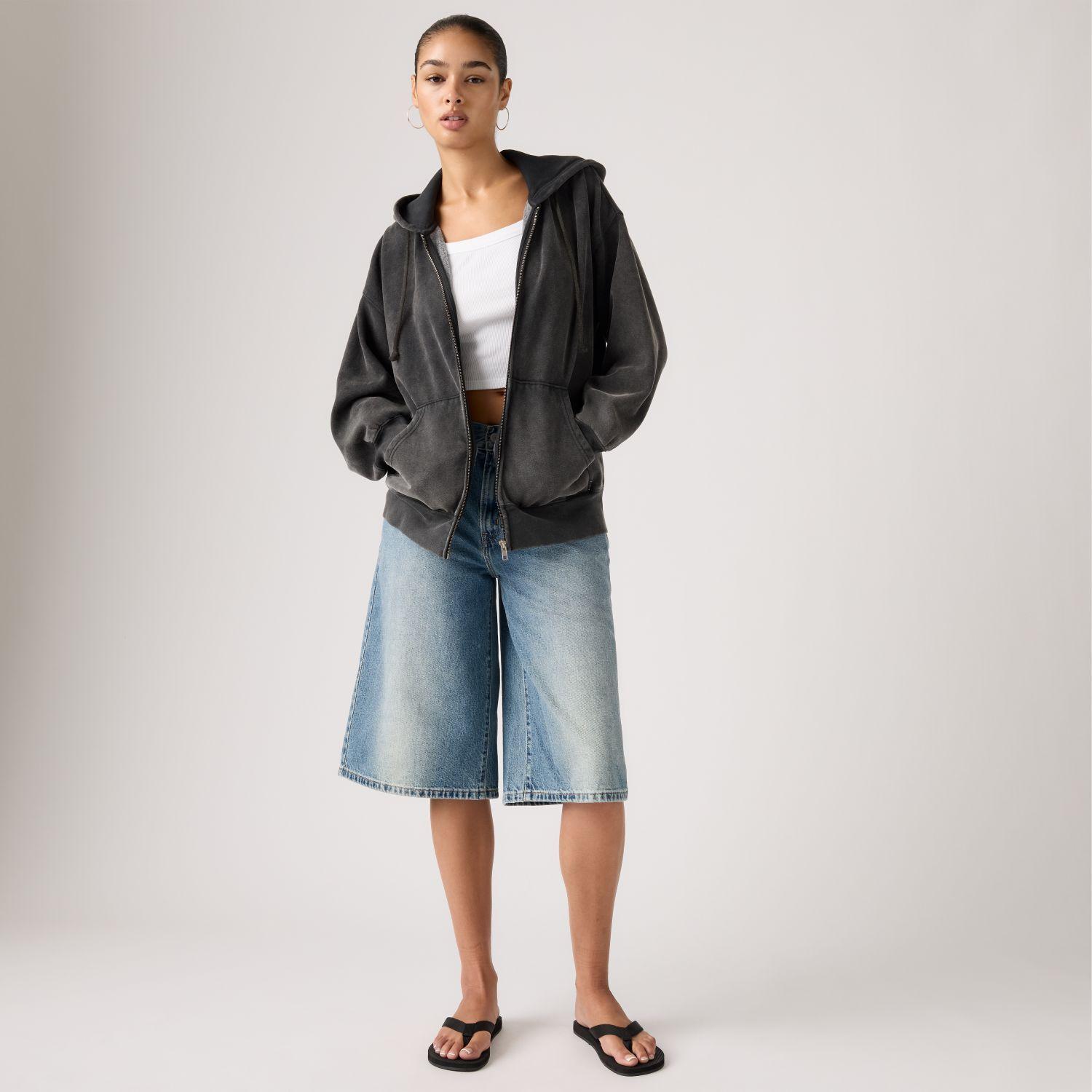 Polerón Mujer Vintage Oversized Hoodie Negro Levis 005IH-0005-2