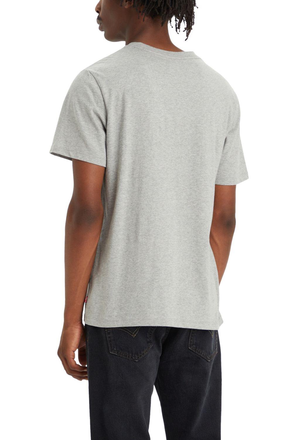 Polera Hombre Regular Fit Gráfica Gris Levis 22491-1483-1