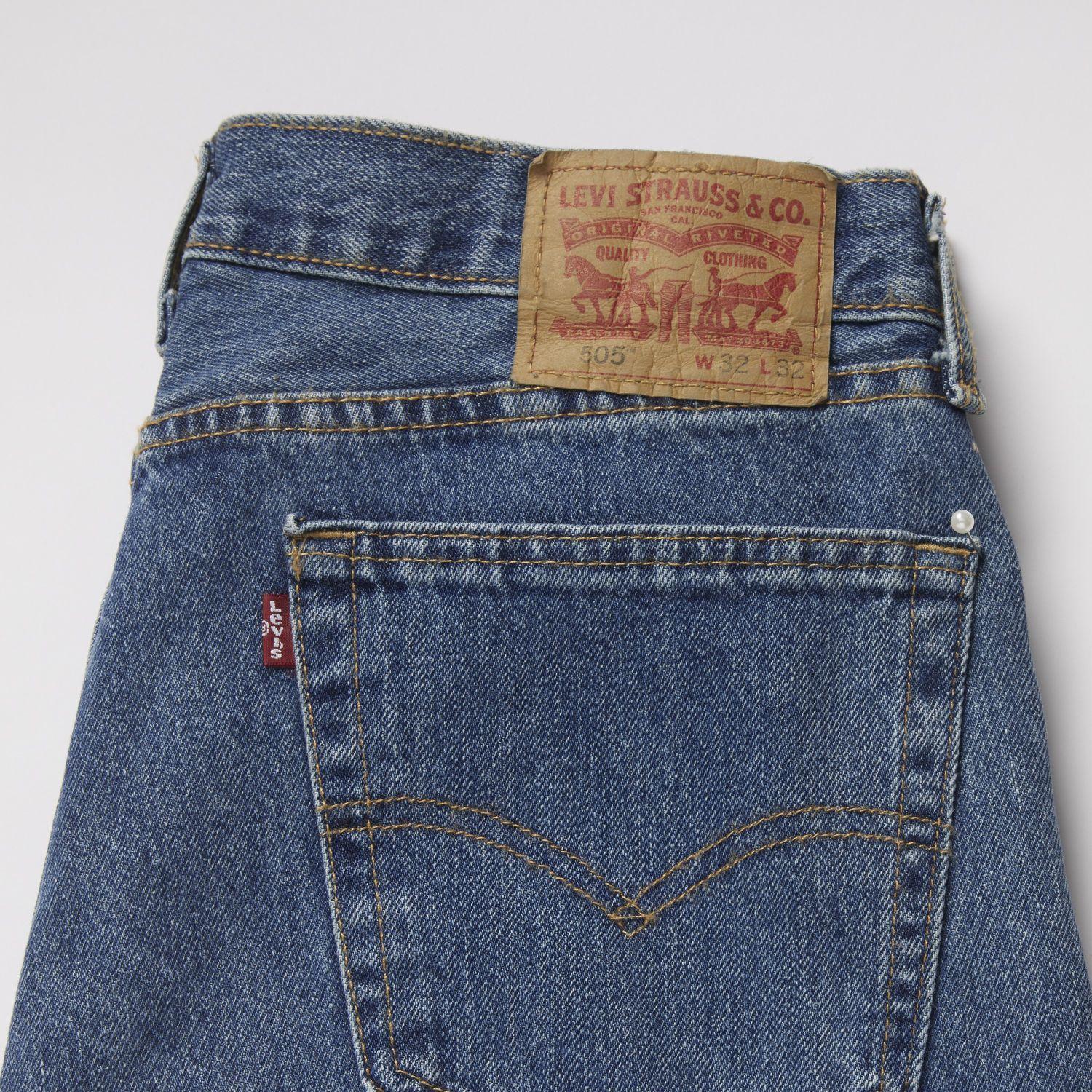 Jeans Hombre 505 Regular Fit Azul Levis 00505-4891-4