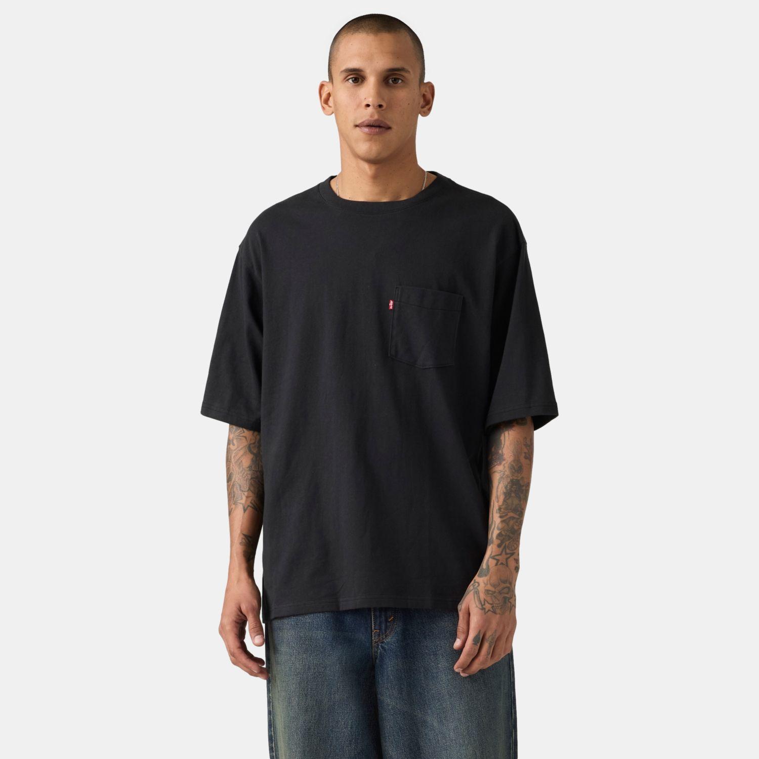 Polera Hombre Half Slv Pkt Tee Negro Levis 005OB-0003-0
